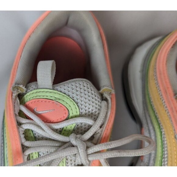 Nike Air 6.5 Max 97 Essential White Melon Mint Volt Shoes Sneakers Multicolored - Picture 15 of 16